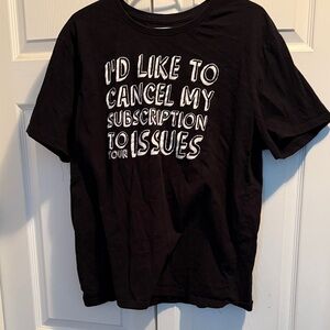 Black Graphic Tee - Short Sleeve